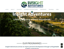 Tablet Screenshot of insight-adventures.com